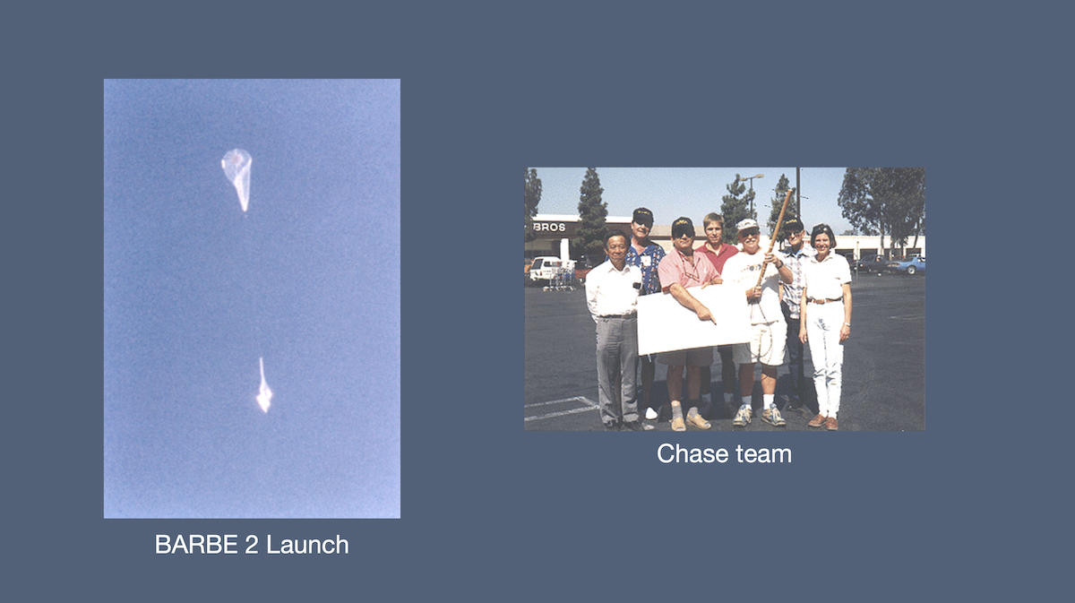 BARBE2 and chase team.