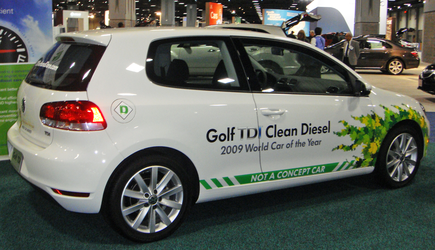 VW Golf TDI Clean Diesel that wasn't very clean.