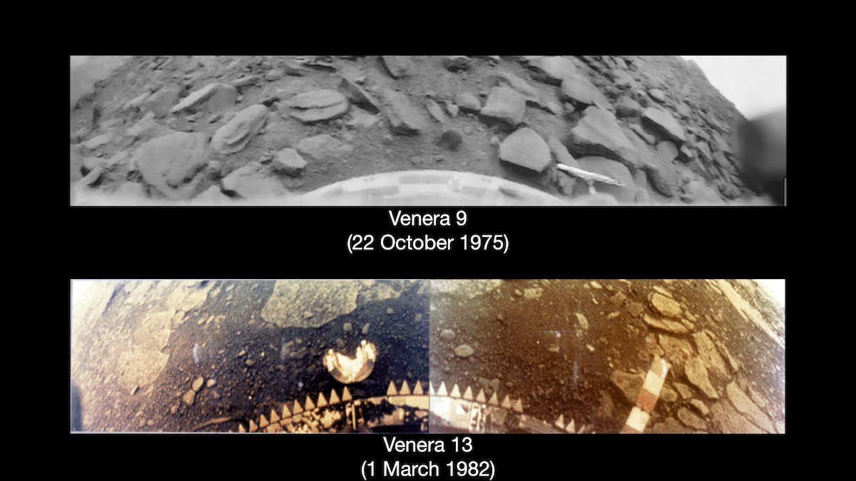 The surface of Venus.