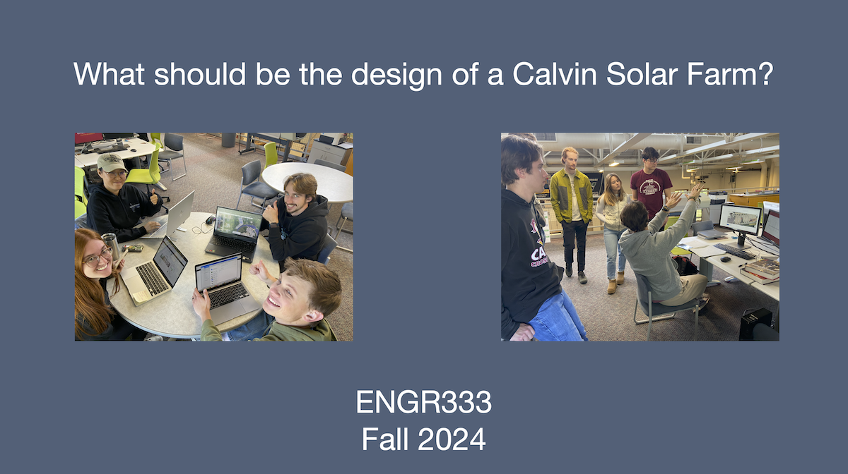 Fall 2024 ENGR333 students.